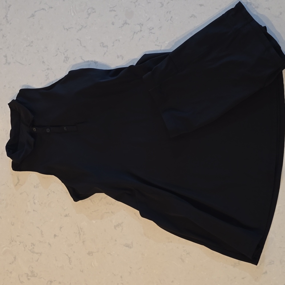LUGA‎ Black Womens Sporty Racerback Tennis Dress w/Shorts – XXL